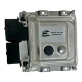Car electronic control unit (ECU) on a white background