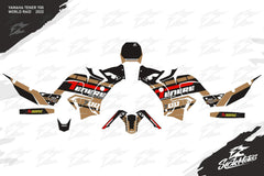 SickMotos Styles Graphics KIT Rally Raid Edition Brown Red Yamaha Tenere 700 World Raid 2022