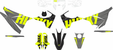 Graphics Kit Razor Fluo Edition Husqvarna 701 SM 2016-23 – SICKMOTOS
