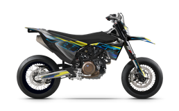 Graphics Kit Razor Chrome Edition Husqvarna 701 SM 2016-23 – SICKMOTOS