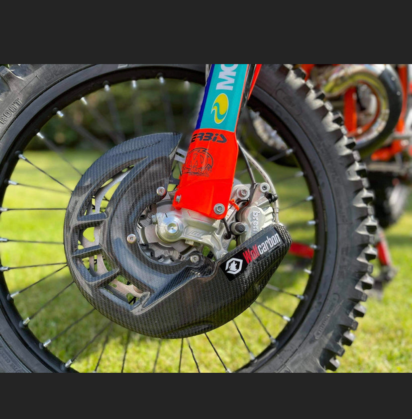 carbon bremsscheiben fahrrad SICKMOTOS Carbon UNIVERSAL BREMSSCHEIBENSCHUTZ VORNE – Sickmotos-Styles