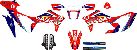 SickMotos Styles Graphics KIT RED Legal Edition GasGas SM 700 2022-